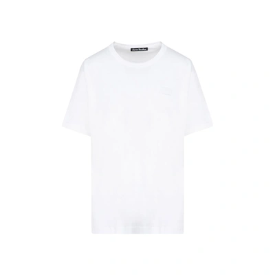 Shop Acne Studios Nash Face T-shirt Tshirt In White