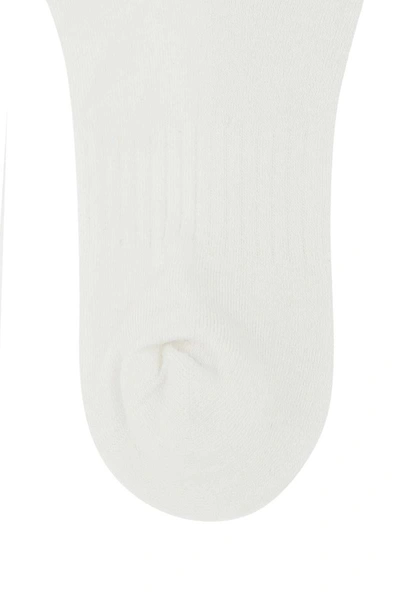 Shop Burberry Socks In White