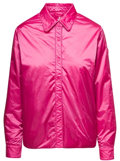 Shop Save The Duck Fucsia Anaya Jacket In Nylon Woman In Pink