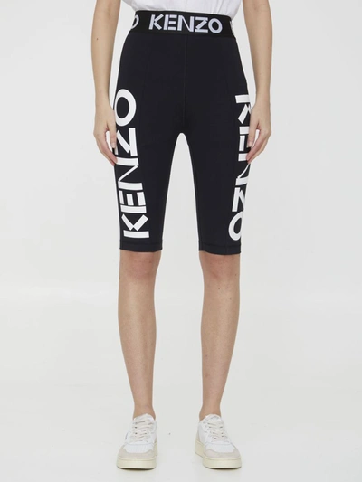 Shop Kenzo Sport Leggings In Black