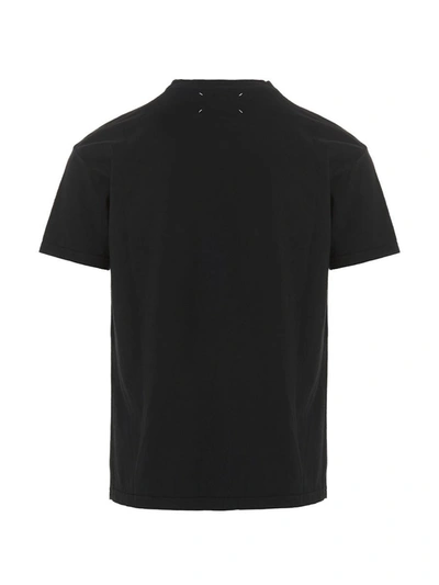 Shop Maison Margiela Logo Print T-shirt In Black