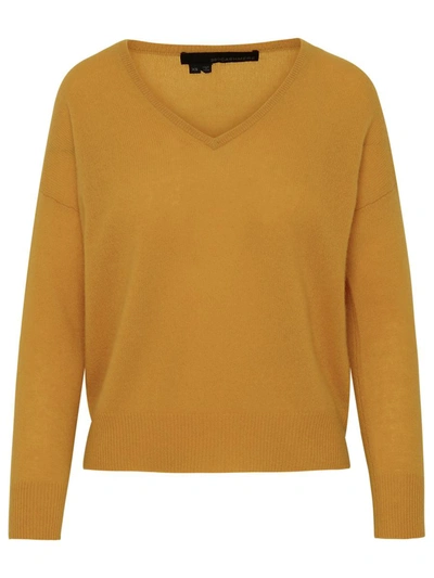 Shop 360cashmere 360 Cashmere Yellow Cashmere Tegan Sweater