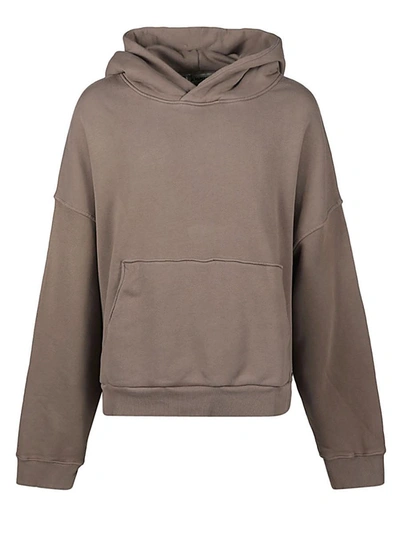 Shop A Paper Kid Cotton Hoodie In Dove Grey