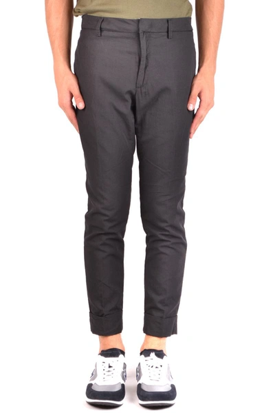 Shop Paolo Pecora Trousers In Black