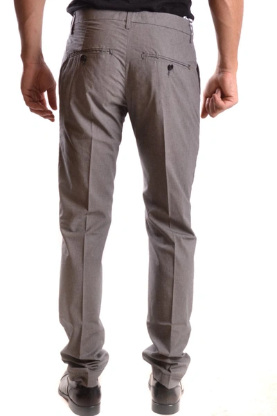 Shop Dondup Trousers In Gray