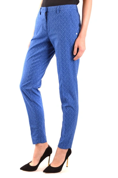 Shop Mason's Trousers In Blue