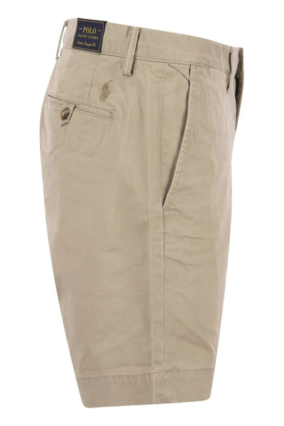 Shop Polo Ralph Lauren Stretch Classic Fit Chino Short In Sand