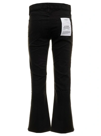 Shop Frame Woman's Le Crop Black Denim  Jeans