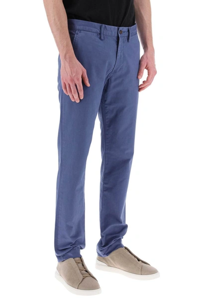 Shop Polo Ralph Lauren Chino Pants In Cotton In Blue