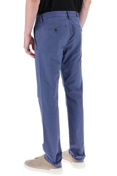 Shop Polo Ralph Lauren Chino Pants In Cotton In Blue