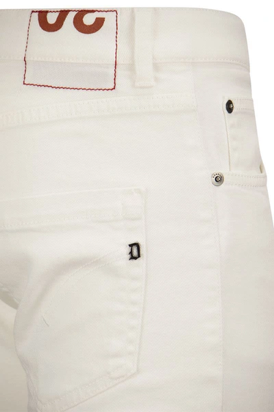Shop Dondup Mius - Five Pocket Trousers In White