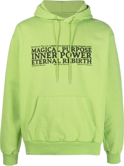 Shop Paura Akim Hoodie Clothing In 750 Acid Green