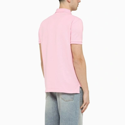 Shop Polo Ralph Lauren Piqué Polo Shirt In Pink