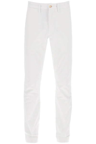 Shop Polo Ralph Lauren Chino Pants In Cotton In White