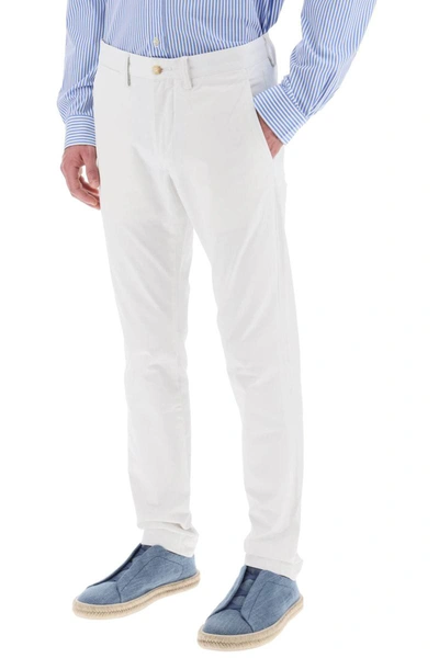 Shop Polo Ralph Lauren Chino Pants In Cotton In White