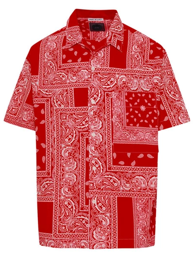 Shop Destin Red Cotton Malibu Shirt