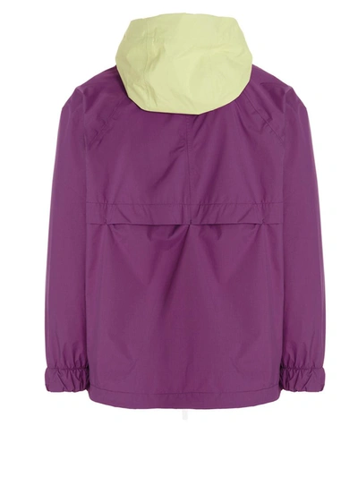 Shop K-way R&d K-way Hooded Jacket In Purple