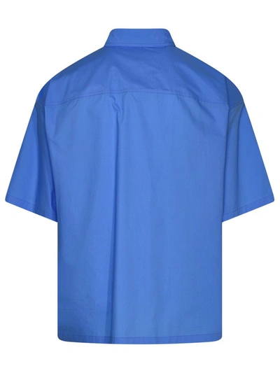 Shop Ambush Light Blue Cotton Shirt