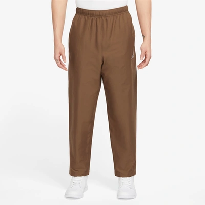 Shop Jordan Mens  Essential Crop Pants In Lt British Tan/white