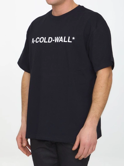 Shop A-cold-wall* Essential Logo T-shirt In Black