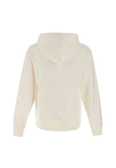 Shop Apc A.p.c. "larry" Cotton Sweatshirt In White