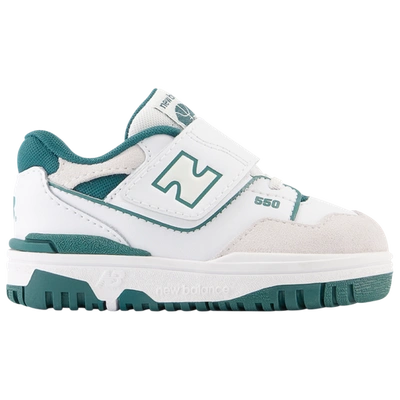 Shop New Balance Boys  550 In White/vintage Teal