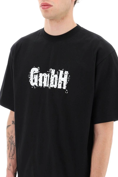 Shop Gmbh Screen Printed Logo T-shirt In Black