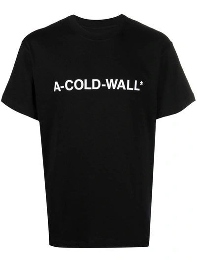 Shop A-cold-wall* A-cold-wall T-shirts & Tops In Black