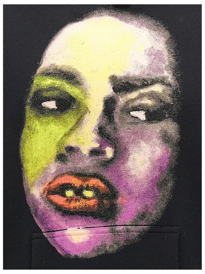 Kidsuper Printed Hoodie Sweatshirt Black In Black