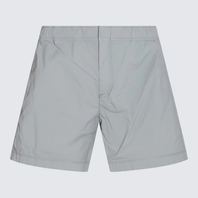 Shop Ten C Grey Shorts In <p>grey Shorts From Ten-c Featuring Elasticated Waistband, Side Pockets And Visible Stitches.