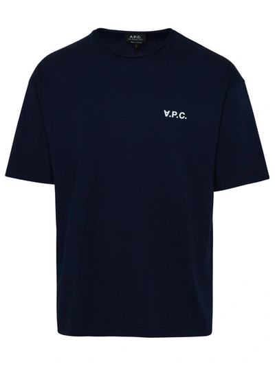 Shop Apc A.p.c. Jeremy T-shirt In Navy