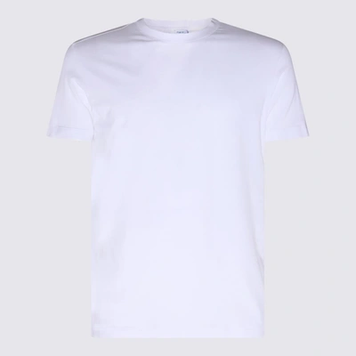 Shop Malo White Cotton Blend T-shirt In Candido