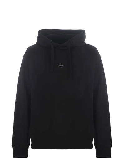 Shop Apc A.p.c. Sweatshirt  "larry" In Black