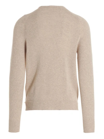Shop Ma'ry'ya Cashmere Cotton Sweater In Beige
