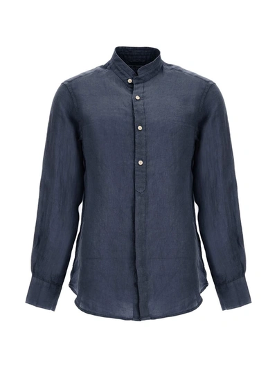 Shop Mc2 Saint Barth 'klarke' Shirt In Blue