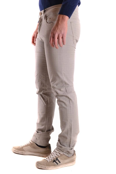 Shop Siviglia Trousers In Gray
