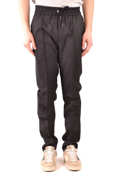 Shop Hōsio Hosio Trousers In Black