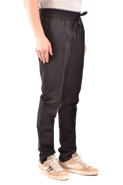 Shop Hōsio Hosio Trousers In Black