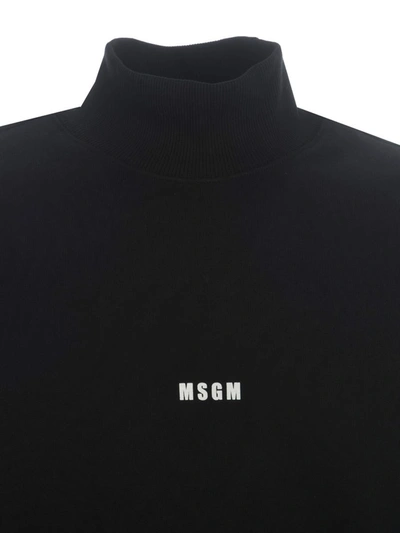 Shop Msgm Sweatshirt In Black