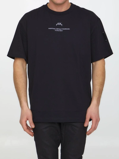 Shop A-cold-wall* Brutalist T-shirt In Black