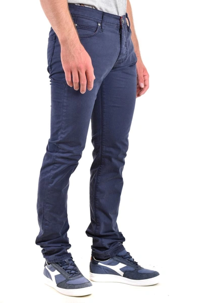 Shop Roy Rogers Roy Roger's Trousers In Blue