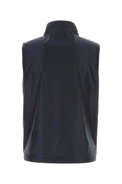 Aspesi Suit Vest  Men Color Black In Blue