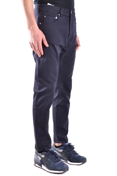 Shop Paolo Pecora Jeans In Dark Blue