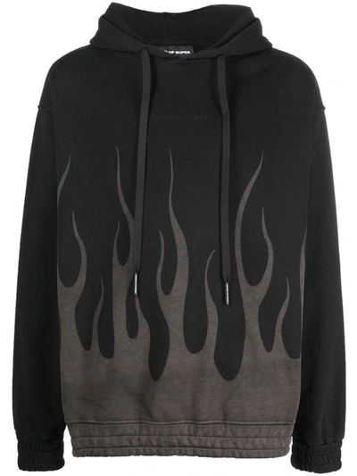 Shop Vision Of Super Cotton Sweatshirt In Black