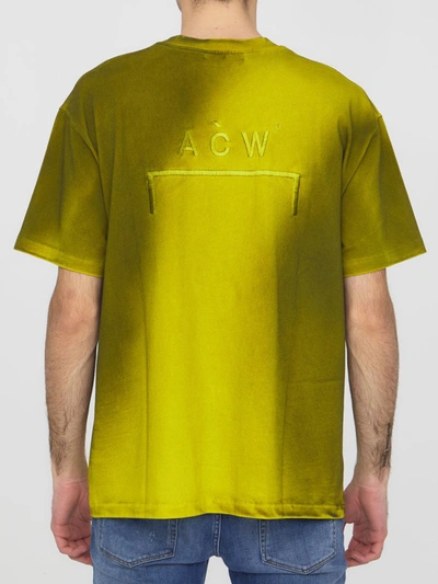 Shop A-cold-wall* Gradient T-shirt In Yellow