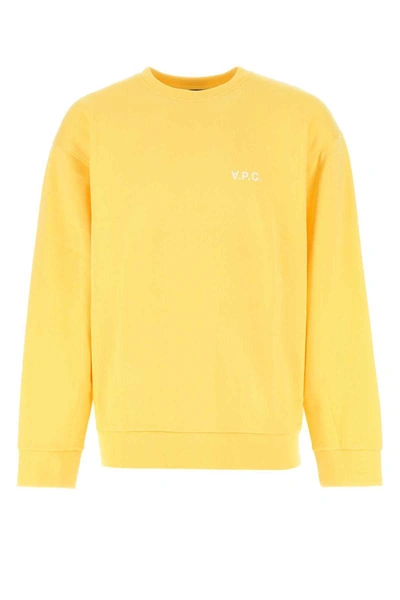 Shop Apc A.p.c. Sweatshirts In Yellow