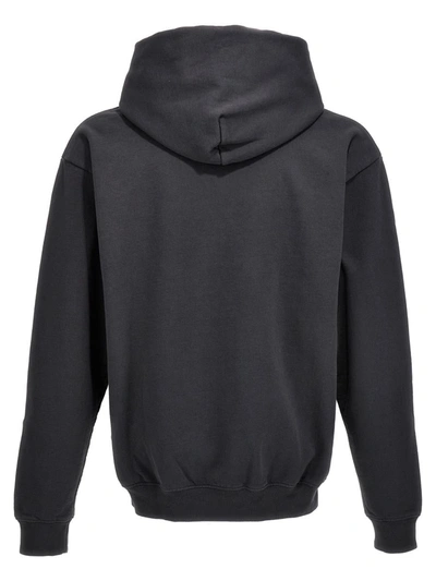 Shop Harmony Paris 'sany College Emblem' Hoodie In Gray