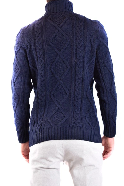 Shop Tagliatore Sweaters In Blue
