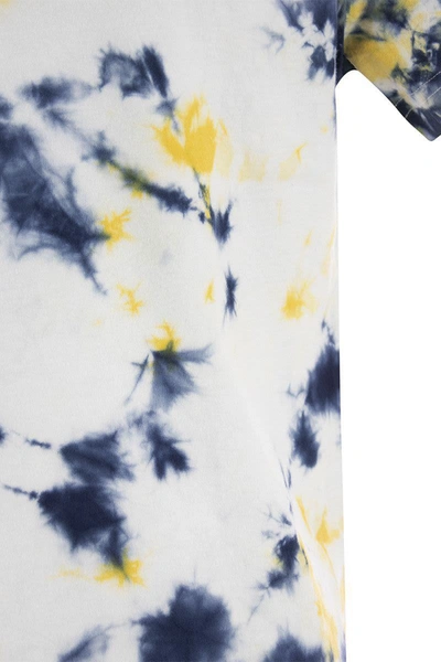 Shop Vilebrequin Tie & Dye Organic Cotton T-shirt In Blue