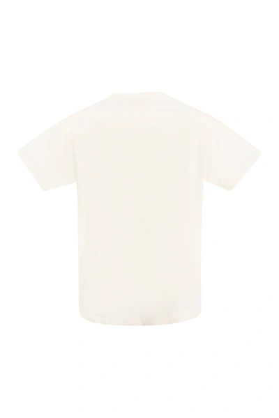 Shop Vilebrequin Maglietta In Cotone Malibu Lifeguard In White